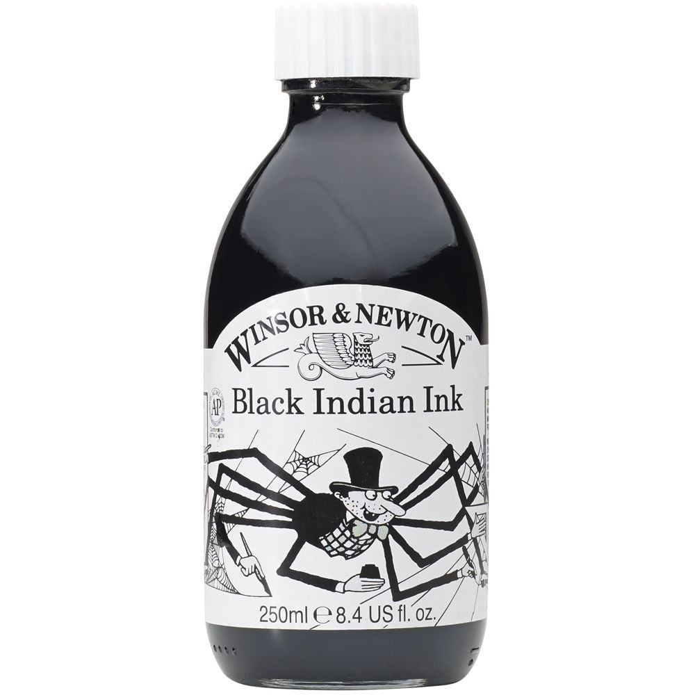 Tinta Nanquim Winsor & Newton 250ml Black Indian Ink